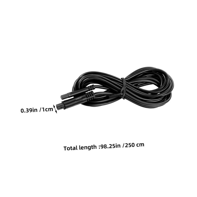 Mikinona 2pcs Dash Cam Extension Cables Compatible Rear View Camera Compact Lightweight - Image 2